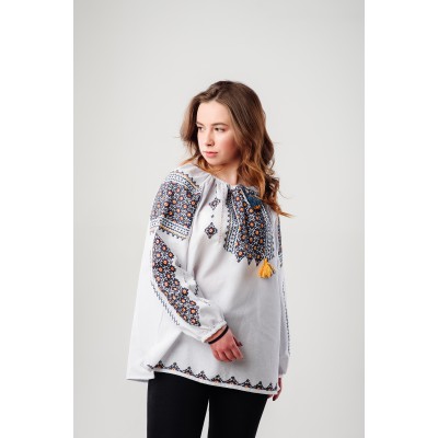 Embroidered Blouse "Gutsul Peaks" handmade